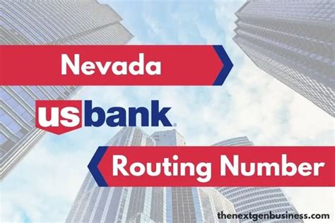 bank of nevada routing number.